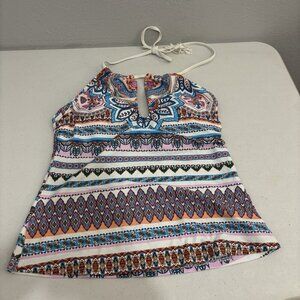 jessica simpson Halter Swim Suit TankTop Women Medium